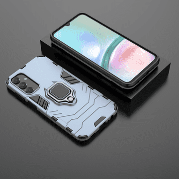 LENUO Ovitek Armor za Samsung Galaxy A15 4G/5G, moder