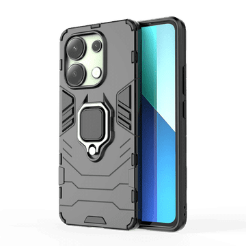 LENUO Ovitek Armor nov za Redmi Note 13 črn