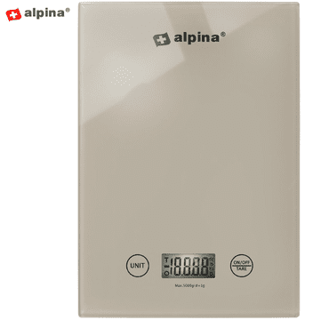 Alpina digitalna kuhinjska tehtnica, do 5 kg, bež