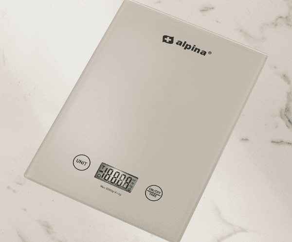  Alpina digitalna kuhinjska tehtnica, do 5 kg, bež 