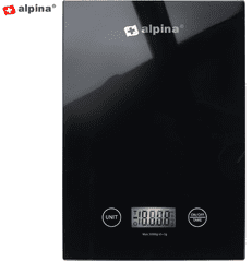 digitalna kuhinjska tehtnica, do 5 kg, črna