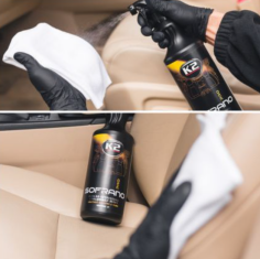 K2 Sofrano Pro Leather&Care pena za čiščenje in nego usnja, 1 l