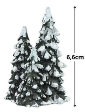 Rayher.	 Tri smreke, 6.6cm