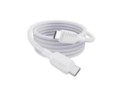 Anker kabel, USB-C na USB-C, pleten, 1,8 m, bel (A81D6H21)