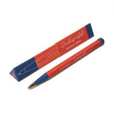 Leuchtturm1917 Drehgriffel Nr. 1 Red/Royal Blue Bauhaus Edition Balonsko pero (kraljevsko modro črnilo)