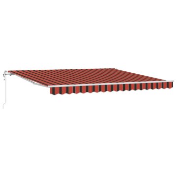 Vidaxl Retraktilna tenda Antracit 350 x 250 cm Tkanina in kovina