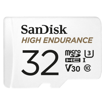 SanDisk HIGH ENDURANCE microSDHC kartica 32 GB, z adapterjem