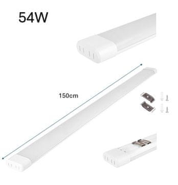 master LED LED linearna svetilka 150cm 54W 6500K 5800lm IP20
