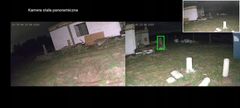 IP CCTV Zunanja rotacijska kamera s 3 objektivi, SIM kartico, 4G, Wifi, 2 x sončnim panelom, detektor gibanja, okvir za obraz