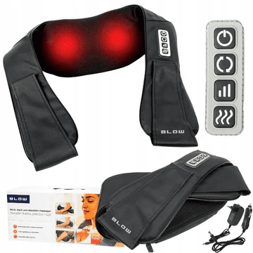 Blow Masažna blazina za vrat, hrbet in vrat z gretjem