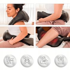 Blow Masažna blazina za vrat, hrbet in vrat z gretjem