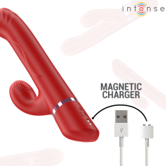 Intense VIBRATOR RABBIT Intense Lele Rotating & Oscillating Red