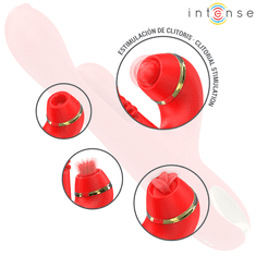 Intense VIBRATOR RABBIT Intense Katy Multifunction Red