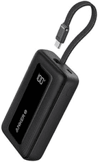 Anker polnilna baterija, 10.000 mah, črna + kabel USB-C (A1688H11)