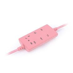 Redragon Aurora H376PP žične slušalke, roza