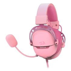 Redragon Aurora H376PP žične slušalke, roza