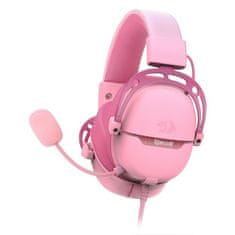 Redragon Aurora H376PP žične slušalke, roza