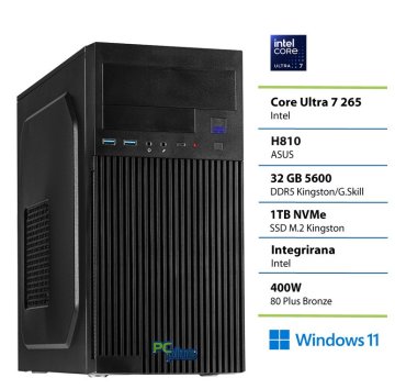 PCplus E-machine namizni računalnik, Ultra 7 265, 32GB, SSD1TB, W11P (148003)