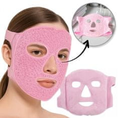 LIVEFY Mask dvostranska gelna maska za obraz, rožnata