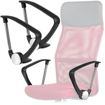 shumee Naslonjala za roke za fotelj Sydney, črna, 2 kosa.