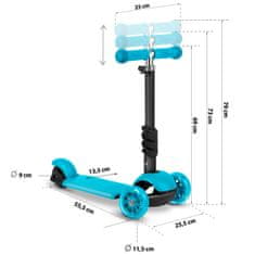 shumee Ricokids Buggy 3-kolesni skuter - turkizen