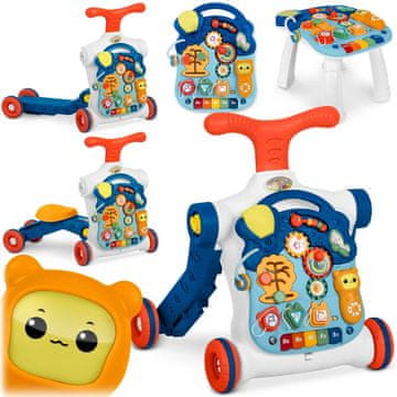 shumee Ricokids 4-v-1 izobraževalna miza modra 781900
