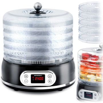 shumee Črni dehidrator hrane Berdsen