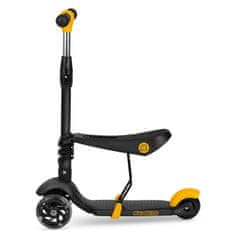 shumee Ricokids Cubi trikolesni skuter - črno-oranžen
