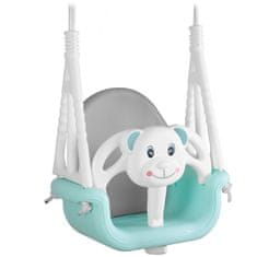 shumee Ricokids 3-v-1 gugalnica z medvedkom, turkizna