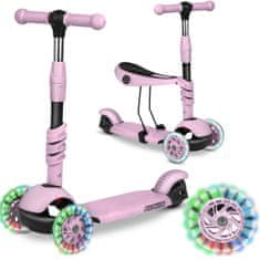 shumee Ricokids Cubi trikolesni skuter - roza