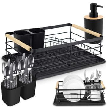 shumee MS-600 Massido odcejalnik za posodo črne barve