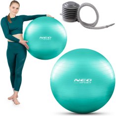 shumee Vadbena žoga 65 cm NS-951 turkizna