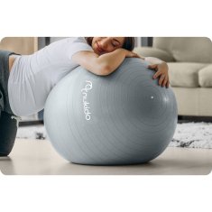 shumee Aerobna žoga za nosečnice 65 cm NS-951 siva