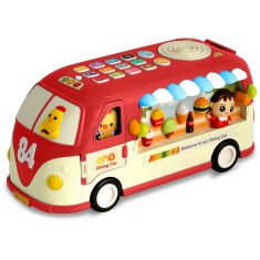 shumee Izobraževalna igrača RK-741 Ricokids avtobus rdeča