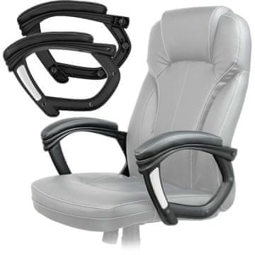 shumee Nasloni za roke za fotelj 222 črne barve