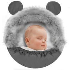 shumee Spalna vreča za voziček/sanke Elmi Ricokids - temno siva