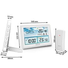 shumee Vremenska postaja z zaslonom BD-909 bela