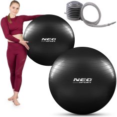 shumee Vadbena žoga 75 cm NS-952 črne barve