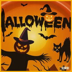 Korbi Okrasni papirnati krožniki za noč čarovnic – komplet 24 kosov