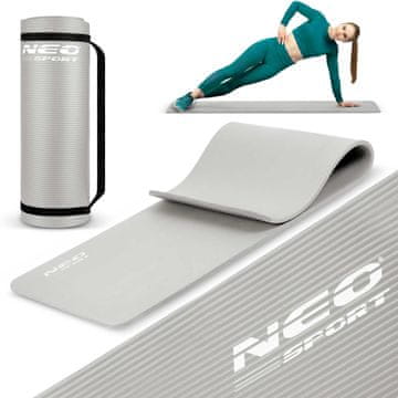 Neo-Sport Podloga za vadbo 183 x 60 cm Neo-Sport - 192200 siva