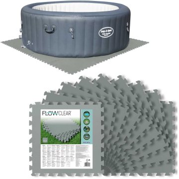 shumee Penasta podloga za bazen sestavljanke 50 x 50 cm 9 kosov Bestway 58639