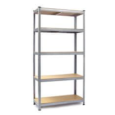shumee Kovinsko stojalo za shranjevanje 180 x 90 x 40 cm Humberg HR-812 + BREZPLAČEN pokrov
