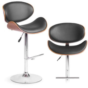 shumee Črni barski stol Sofotel Serri