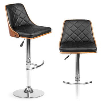 shumee Barski stol Sofotel Nocca črne barve