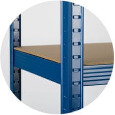 shumee Kovinska polica za shranjevanje 180 x 90 x 40 cm Humberg 4848