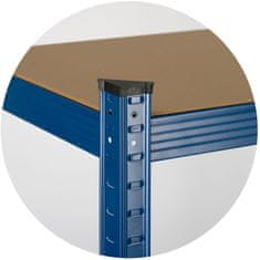 shumee Kovinska polica za shranjevanje 180 x 90 x 40 cm Humberg 4848