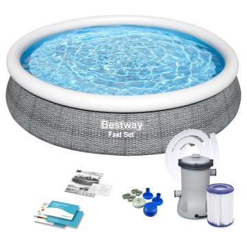 shumee Vrtni bazen Bestway 57445 366 x 76 cm 9 v 1