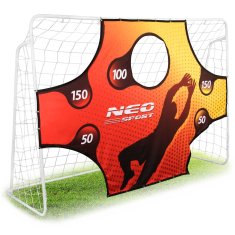 shumee Nogometni gol 245 x 155 x 80 cm + podloga za tarčo
