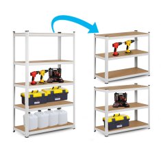 shumee Kovinski regal za shranjevanje 150 x 75 x 30 Humberg 4841