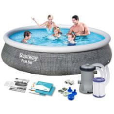 shumee Vrtni bazen Bestway 57376 396 x 84 cm 9 v 1